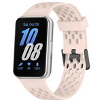 Dây đồng hồ silicone khóa đôi kiểu lỗ, dành cho Samsung Galaxy Fit 3