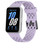Dây đồng hồ silicone khóa đôi kiểu lỗ, dành cho Samsung Galaxy Fit 3