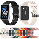 Dây đồng hồ silicone khóa đôi kiểu lỗ, dành cho Samsung Galaxy Fit 3