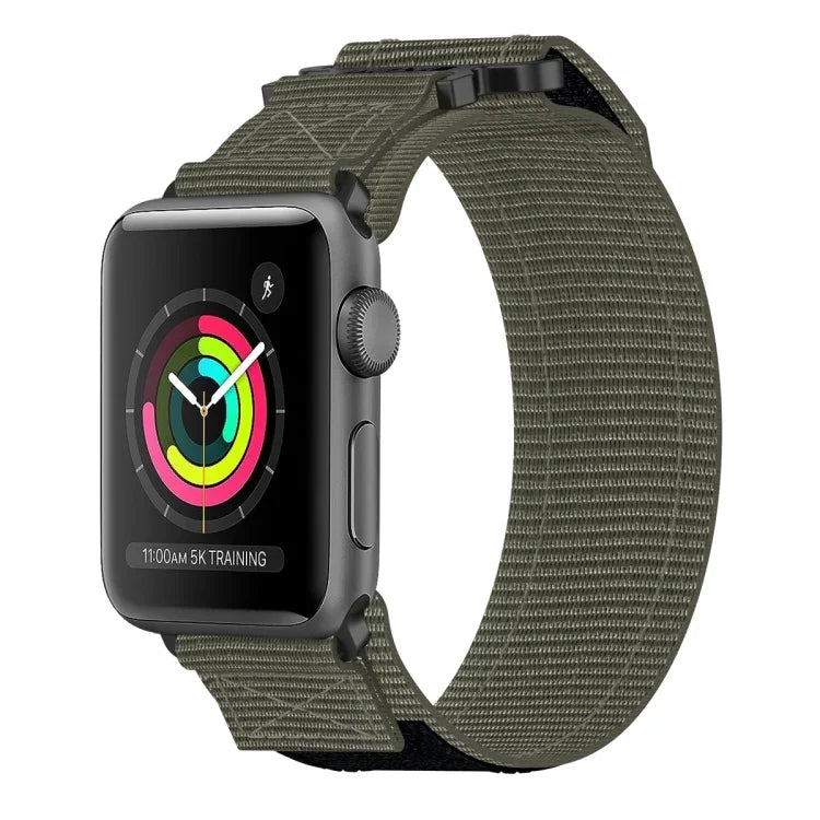 Dây đồng hồ khóa móc và vòng nylon, Dành cho Apple Watch 38mm