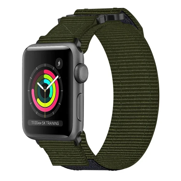 Dây đồng hồ khóa móc và vòng nylon, Dành cho Apple Watch 38mm