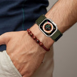 Dây đồng hồ khóa móc và vòng nylon, Dành cho Apple Watch 38mm