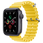 ZGA Ocean Silicone Watch Band, For Apple Watch Series 10 46mm, For Apple Watch Series 10 42mm, For Apple Watch SE 2023 44mm, For Apple Watch Ultra 2 49mm, For Apple Watch Series 9 45mm, For Apple Watch Ultra 49mm, For Apple Watch Series 8 45mm         ...