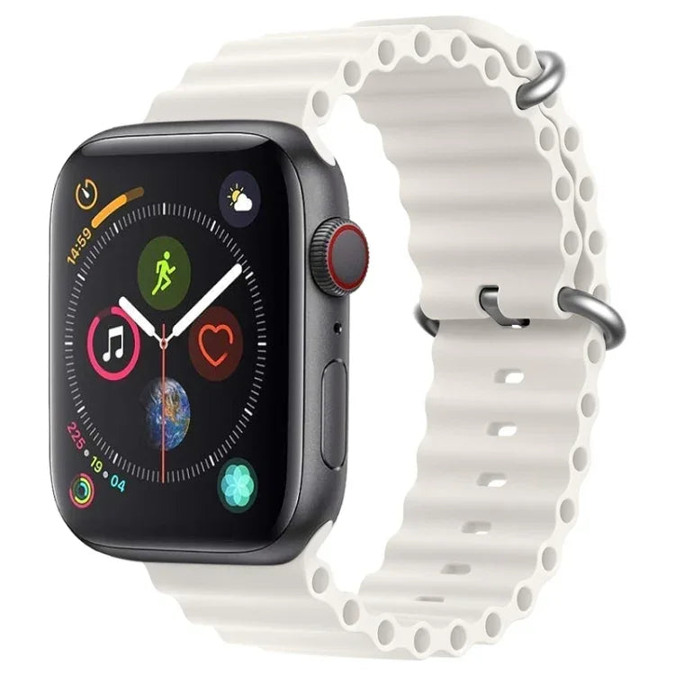 Dây đồng hồ silicone ZGA Ocean, Dành cho Apple Watch Series 4 44mm, Dành cho Apple Watch Series 3 42mm, Dành cho Apple Watch Series 2 42mm, Dành cho Apple Watch 42mm