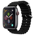 Dây đồng hồ silicone ZGA Ocean, Dành cho Apple Watch Series 4 44mm, Dành cho Apple Watch Series 3 42mm, Dành cho Apple Watch Series 2 42mm, Dành cho Apple Watch 42mm