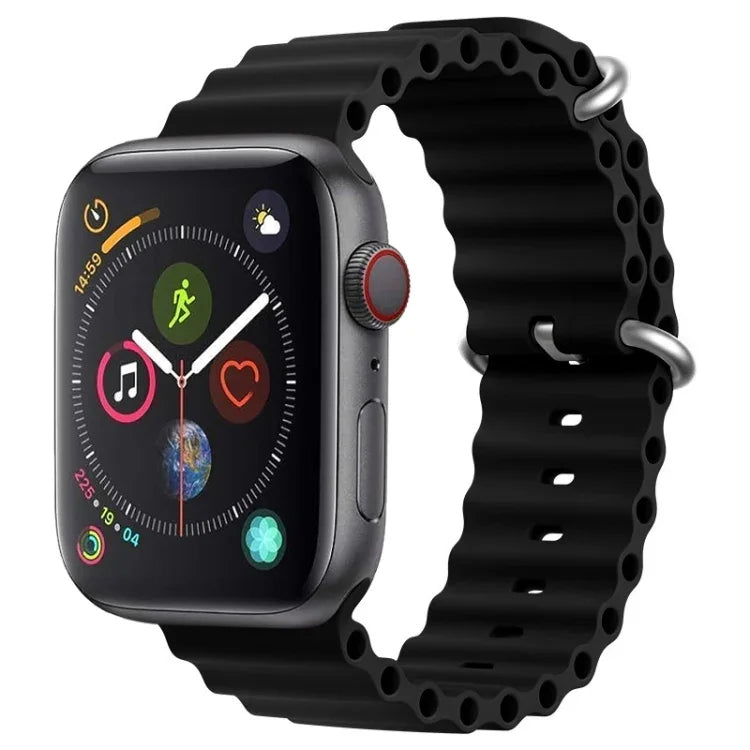 Dây đồng hồ silicone ZGA Ocean, Dành cho Apple Watch Series 4 44mm, Dành cho Apple Watch Series 3 42mm, Dành cho Apple Watch Series 2 42mm, Dành cho Apple Watch 42mm