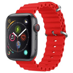 Dây đồng hồ silicone ZGA Ocean, Dành cho Apple Watch Series 4 44mm, Dành cho Apple Watch Series 3 42mm, Dành cho Apple Watch Series 2 42mm, Dành cho Apple Watch 42mm
