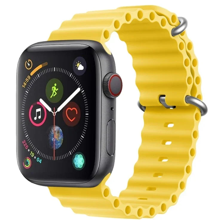 Dây đồng hồ silicone ZGA Ocean, Dành cho Apple Watch Series 4 44mm, Dành cho Apple Watch Series 3 42mm, Dành cho Apple Watch Series 2 42mm, Dành cho Apple Watch 42mm