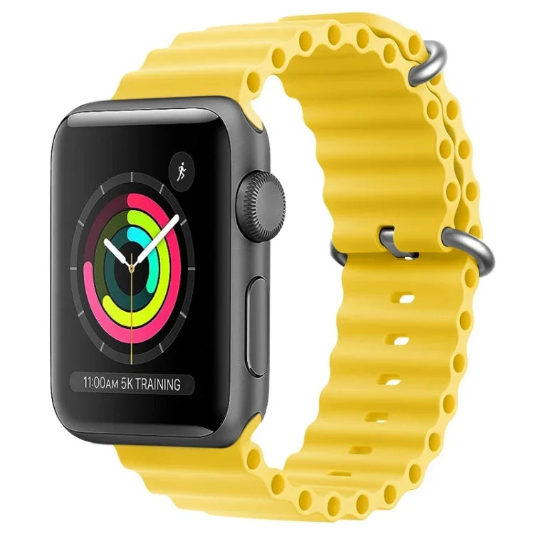 Dây đồng hồ silicone ZGA Ocean, Dành cho Apple Watch Series 4 44mm, Dành cho Apple Watch Series 3 42mm, Dành cho Apple Watch Series 2 42mm, Dành cho Apple Watch 42mm