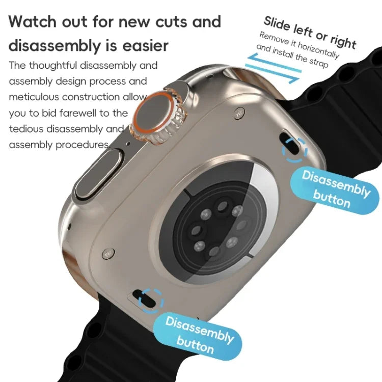 Dây đồng hồ silicone ZGA Ocean, Dành cho Apple Watch Series 4 44mm, Dành cho Apple Watch Series 3 42mm, Dành cho Apple Watch Series 2 42mm, Dành cho Apple Watch 42mm