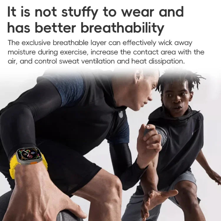 Dây đồng hồ silicone ZGA Ocean, Dành cho Apple Watch Series 4 44mm, Dành cho Apple Watch Series 3 42mm, Dành cho Apple Watch Series 2 42mm, Dành cho Apple Watch 42mm