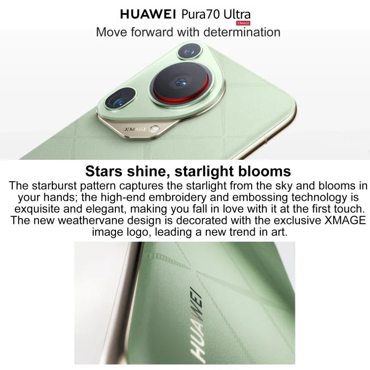 HUAWEI Pura 70 Ultra, Nhận diện vân tay trên màn hình, Màn hình 6.8 inch HarmonyOS 4.2 Kirin 9010 Octa Core lên đến 2.3GHz, NFC, OTG, Không hỗ trợ Google Play, 16GB+512GB, 16GB+1TB