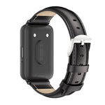 Dây đồng hồ da thật hai mặt Mijobs, dành cho Samsung Galaxy Fit 3