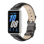 Dây đồng hồ da thật hai mặt Mijobs, dành cho Samsung Galaxy Fit 3
