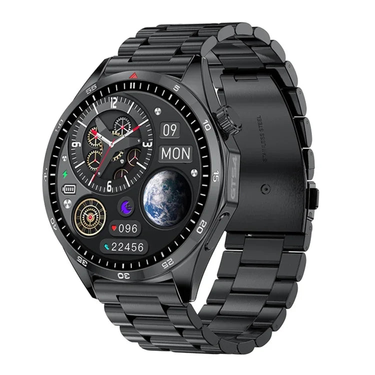Đồng hồ thông minh GTS4/LT09 1.5 inch IP67 theo dõi thể dục sức khỏe Hỗ trợ gọi Bluetooth / Ngủ / Oxy trong máu / Nhịp tim, Dây silicone, Dây thép