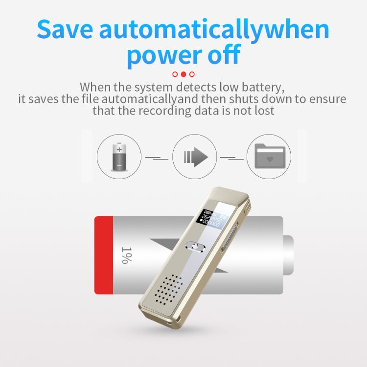 JNN Q7 Máy ghi âm giọng nói mini di động màn hình OLED, 4GB, 8GB, 16GB, 32GB