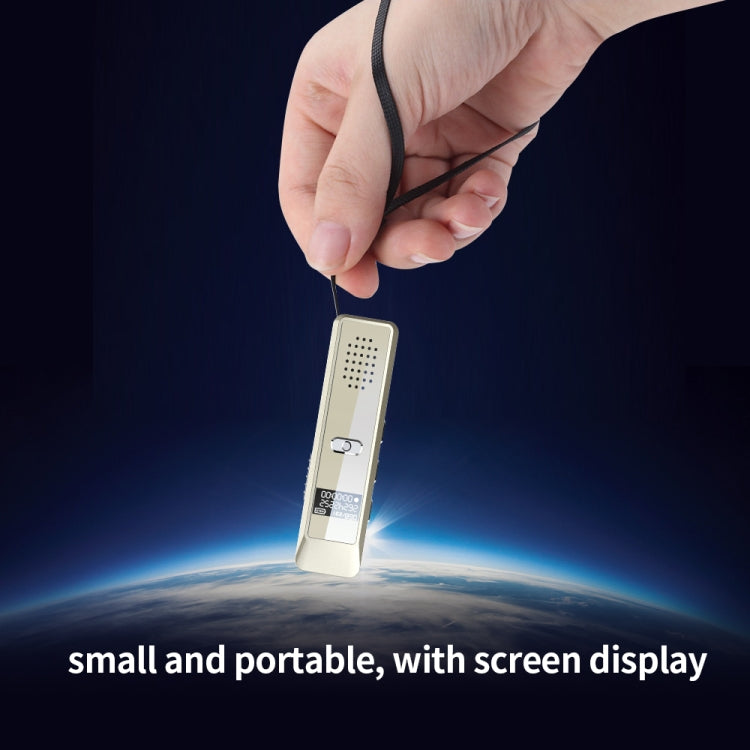 JNN Q7 Máy ghi âm giọng nói mini di động màn hình OLED, 4GB, 8GB, 16GB, 32GB