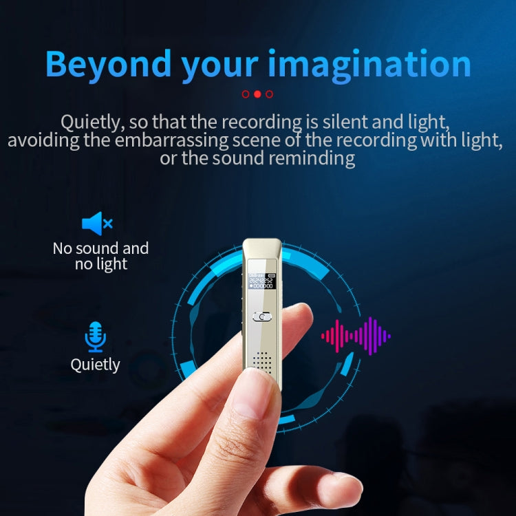 JNN Q7 Máy ghi âm giọng nói mini di động màn hình OLED, 4GB, 8GB, 16GB, 32GB