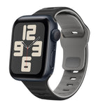 Dây đồng hồ silicone khóa ngược họa tiết sóng, dành cho Apple Watch Series 10 46mm, dành cho Apple Watch Series 10 42mm, dành cho Apple Watch SE 2023 44mm, dành cho Apple Watch SE 2023 40mm