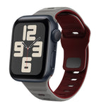 Dây đồng hồ silicone khóa ngược họa tiết sóng, dành cho Apple Watch Series 10 46mm, dành cho Apple Watch Series 10 42mm, dành cho Apple Watch SE 2023 44mm, dành cho Apple Watch SE 2023 40mm