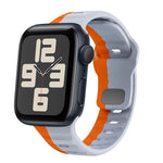 Dây đồng hồ silicone khóa ngược họa tiết sóng, dành cho Apple Watch Series 10 46mm, dành cho Apple Watch Series 10 42mm, dành cho Apple Watch SE 2023 44mm, dành cho Apple Watch SE 2023 40mm