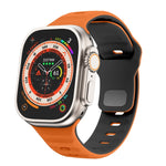 Dây đồng hồ silicone khóa ngược họa tiết sóng, dành cho Apple Watch Ultra 2 49mm, dành cho Apple Watch Series 9 45mm, dành cho Apple Watch Series 9 41mm, dành cho Apple Watch Ultra 49mm