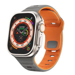Dây đồng hồ silicone khóa ngược họa tiết sóng, dành cho Apple Watch Ultra 2 49mm, dành cho Apple Watch Series 9 45mm, dành cho Apple Watch Series 9 41mm, dành cho Apple Watch Ultra 49mm