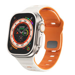 Dây đồng hồ silicone khóa ngược họa tiết sóng, dành cho Apple Watch Ultra 2 49mm, dành cho Apple Watch Series 9 45mm, dành cho Apple Watch Series 9 41mm, dành cho Apple Watch Ultra 49mm