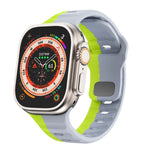 Dây đồng hồ silicone khóa ngược họa tiết sóng, dành cho Apple Watch Ultra 2 49mm, dành cho Apple Watch Series 9 45mm, dành cho Apple Watch Series 9 41mm, dành cho Apple Watch Ultra 49mm