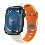 Dây đồng hồ silicone khóa ngược họa tiết sóng, dành cho Apple Watch Ultra 2 49mm, dành cho Apple Watch Series 9 45mm, dành cho Apple Watch Series 9 41mm, dành cho Apple Watch Ultra 49mm