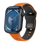 Dây đồng hồ silicone khóa ngược họa tiết sóng, dành cho Apple Watch Ultra 2 49mm, dành cho Apple Watch Series 9 45mm, dành cho Apple Watch Series 9 41mm, dành cho Apple Watch Ultra 49mm