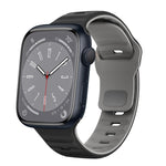 Dây đồng hồ silicone khóa ngược họa tiết sóng, dành cho Apple Watch Series 8 41mm, dành cho Apple Watch Series 8 45mm, dành cho Apple Watch SE 2022 40mm, dành cho Apple Watch SE 2022 44mm