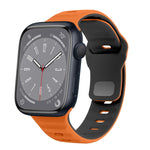 Dây đồng hồ silicone khóa ngược họa tiết sóng, dành cho Apple Watch Series 8 41mm, dành cho Apple Watch Series 8 45mm, dành cho Apple Watch SE 2022 40mm, dành cho Apple Watch SE 2022 44mm
