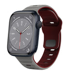 Dây đồng hồ silicone khóa ngược họa tiết sóng, dành cho Apple Watch Series 8 41mm, dành cho Apple Watch Series 8 45mm, dành cho Apple Watch SE 2022 40mm, dành cho Apple Watch SE 2022 44mm