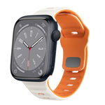 Dây đồng hồ silicone khóa ngược họa tiết sóng, dành cho Apple Watch Series 8 41mm, dành cho Apple Watch Series 8 45mm, dành cho Apple Watch SE 2022 40mm, dành cho Apple Watch SE 2022 44mm