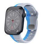 Dây đồng hồ silicone khóa ngược họa tiết sóng, dành cho Apple Watch Series 8 41mm, dành cho Apple Watch Series 8 45mm, dành cho Apple Watch SE 2022 40mm, dành cho Apple Watch SE 2022 44mm