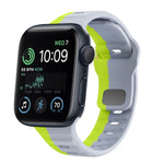 Dây đồng hồ silicone khóa ngược họa tiết sóng, dành cho Apple Watch Series 8 41mm, dành cho Apple Watch Series 8 45mm, dành cho Apple Watch SE 2022 40mm, dành cho Apple Watch SE 2022 44mm