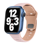 Dây đồng hồ silicone khóa ngược họa tiết sóng, dành cho Apple Watch Series 7 41mm, dành cho Apple Watch Series 7 45mm, dành cho Apple Watch SE 40mm, dành cho Apple Watch SE 44mm