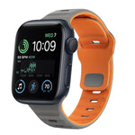 Dây đồng hồ silicone khóa ngược họa tiết sóng, dành cho Apple Watch Series 7 41mm, dành cho Apple Watch Series 7 45mm, dành cho Apple Watch SE 40mm, dành cho Apple Watch SE 44mm