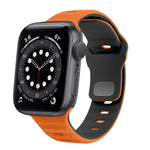 Dây đồng hồ silicone khóa ngược họa tiết sóng, dành cho Apple Watch Series 6 40mm, dành cho Apple Watch Series 6 44mm, dành cho Apple Watch Series 5 44mm, dành cho Apple Watch Series 5 40mm