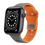Dây đồng hồ silicone khóa ngược họa tiết sóng, dành cho Apple Watch Series 6 40mm, dành cho Apple Watch Series 6 44mm, dành cho Apple Watch Series 5 44mm, dành cho Apple Watch Series 5 40mm