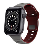 Dây đồng hồ silicone khóa ngược họa tiết sóng, dành cho Apple Watch Series 6 40mm, dành cho Apple Watch Series 6 44mm, dành cho Apple Watch Series 5 44mm, dành cho Apple Watch Series 5 40mm