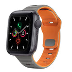 Dây đồng hồ silicone khóa ngược họa tiết sóng, dành cho Apple Watch Series 6 40mm, dành cho Apple Watch Series 6 44mm, dành cho Apple Watch Series 5 44mm, dành cho Apple Watch Series 5 40mm