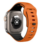 Dây đồng hồ silicone khóa ngược họa tiết sóng, dành cho Apple Watch Series 4 44mm, dành cho Apple Watch Series 4 40mm, dành cho Apple Watch Series 3 38mm, dành cho Apple Watch Series 3 42mm