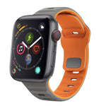 Dây đồng hồ silicone khóa ngược họa tiết sóng, dành cho Apple Watch Series 4 44mm, dành cho Apple Watch Series 4 40mm, dành cho Apple Watch Series 3 38mm, dành cho Apple Watch Series 3 42mm