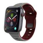 Dây đồng hồ silicone khóa ngược họa tiết sóng, dành cho Apple Watch Series 4 44mm, dành cho Apple Watch Series 4 40mm, dành cho Apple Watch Series 3 38mm, dành cho Apple Watch Series 3 42mm