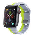Dây đồng hồ silicone khóa ngược họa tiết sóng, dành cho Apple Watch Series 4 44mm, dành cho Apple Watch Series 4 40mm, dành cho Apple Watch Series 3 38mm, dành cho Apple Watch Series 3 42mm