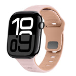 Dây đồng hồ silicone khóa ngược họa tiết sóng, dành cho Apple Watch Series 10 46mm, dành cho Apple Watch Series 10 42mm, dành cho Apple Watch SE 2023 44mm, dành cho Apple Watch SE 2023 40mm
