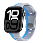 Dây đồng hồ silicone khóa ngược họa tiết sóng, dành cho Apple Watch Series 10 46mm, dành cho Apple Watch Series 10 42mm, dành cho Apple Watch SE 2023 44mm, dành cho Apple Watch SE 2023 40mm