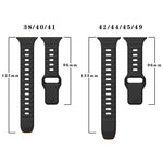 Dây đồng hồ silicone khóa ngược họa tiết sóng, dành cho Apple Watch Series 8 41mm, dành cho Apple Watch Series 8 45mm, dành cho Apple Watch SE 2022 40mm, dành cho Apple Watch SE 2022 44mm